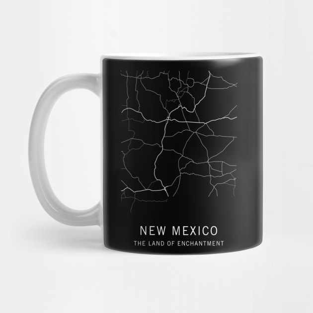 New Mexico State Road Map by ClarkStreetPress